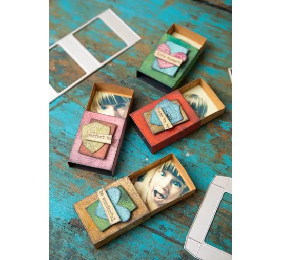 Sizzix Thinlits Stanzschablone "Matchbox by Tim Holtz"