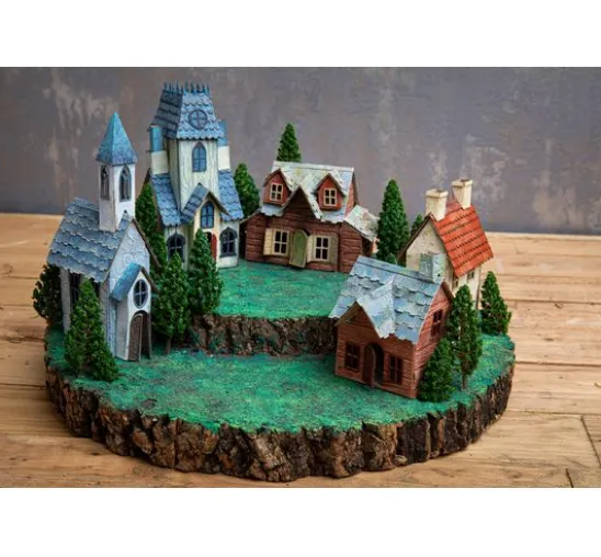 Sizzix Thinlits Stanzschablonen-Set "Village Collection by Tim Holtz"