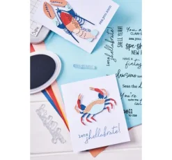 Sizzix Thinlits Stanzschablone "Ocean Critters"