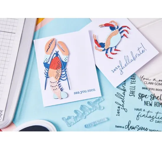 Sizzix Thinlits Stanzschablone "Ocean Critters"