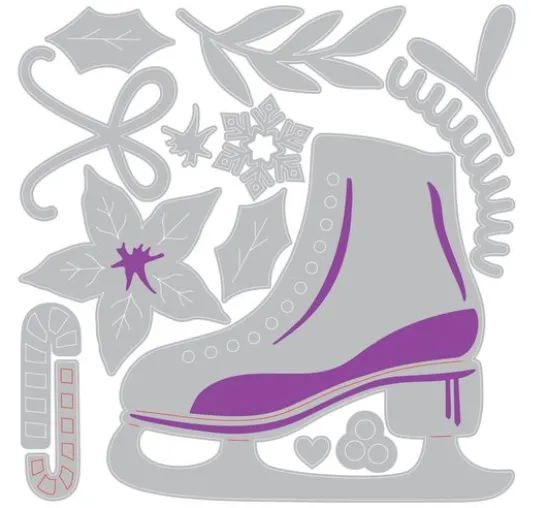 Sizzix Thinlits Stanzschablone "On Ice"