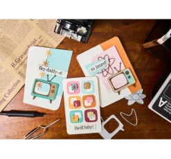 Sizzix Thinlits Stanzschablone "Vault Atomic Retro by Tim Holtz"