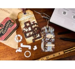 Sizzix Thinlits Stanzschablone "Vault Industrial by Tim Holtz"