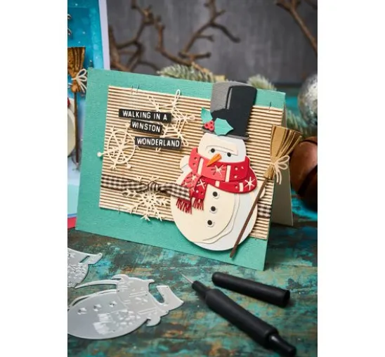 Sizzix Thinlits Stanzschablone "Winston Colorize by Tim Holtz"