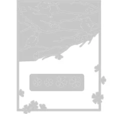 Sizzix Thinlits Stanzschablone "Woodland Cardfront"