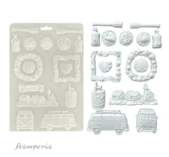Soft Modellierform A4 "Silent Sea"