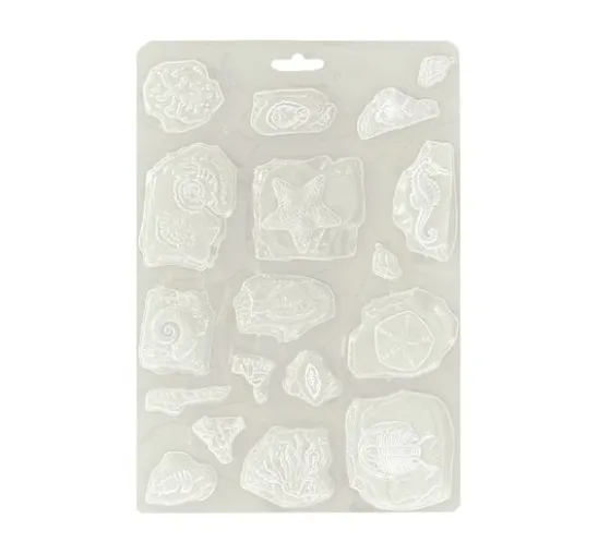 Soft Modellierform A5 "Silent Sea - Fossils"