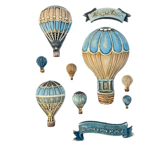 Soft Modellierform A5 "Timeless - Balloons"