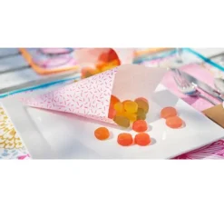 Spitztüten "Pastell Hot Foil", 15er-Set