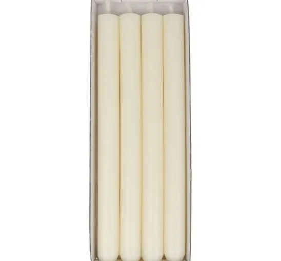 Stabkerzen, durchgefärbt, 4er-Pack
