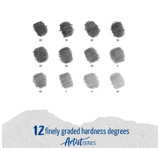 Staedtler Bleistifte Mars Lumograph, 12 St.
