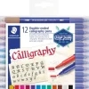 STAEDTLER Doppelfasermaler Kalligraphie, 12 St.