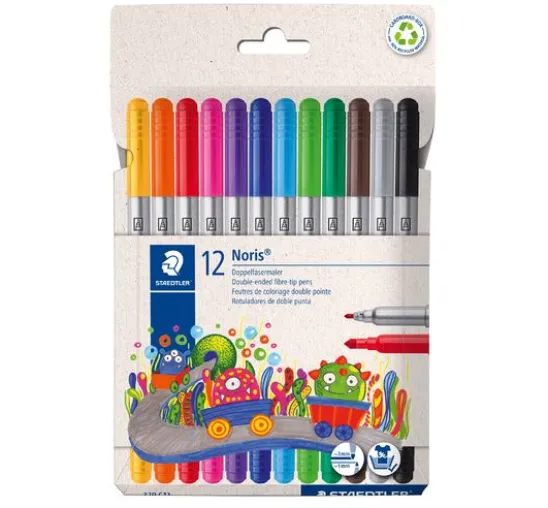 Staedtler Noris Doppelfasermaler, 12er-Set