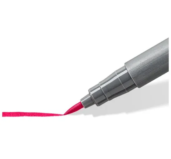 STAEDTLER Pigment brush pen, 12er-Set