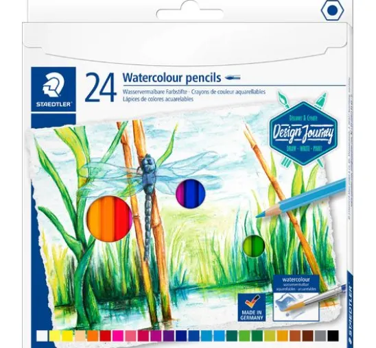 STAEDTLER Watercolour "Buntstifte", 24-tlg.