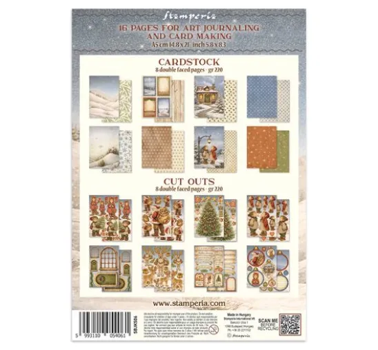 Stamperia A5 Junk Journal Focus Points "Silent Night"
