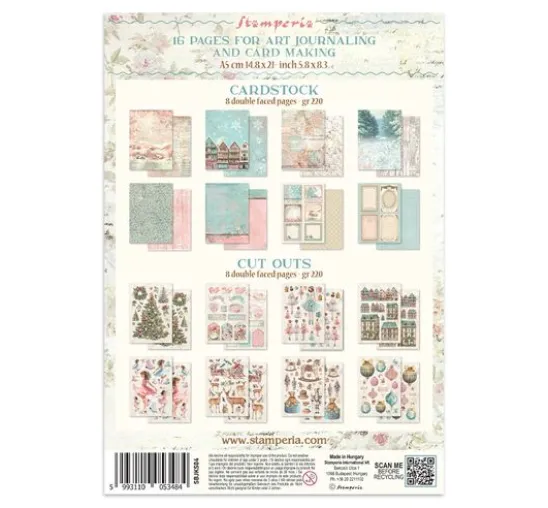 Stamperia A5 Junk Journal Focus Points "Winter Magic"