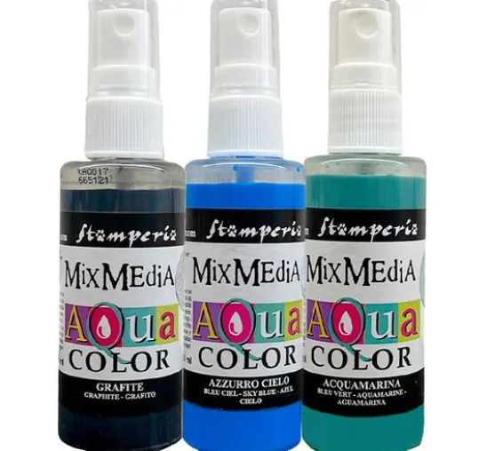 Stamperia Aquacolor "Art of Travelling", 3er-Set