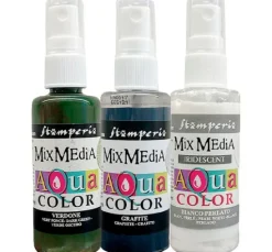 Stamperia Aquacolor "Gear up for Christmas", 3er-Set
