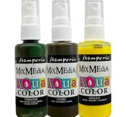 Stamperia Aquacolor "Golden Harmony", 3er-Set