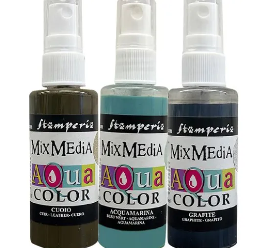 Stamperia Aquacolor "Silent Sea", 3er-Set