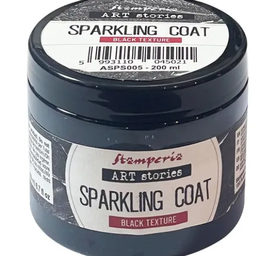 Stamperia Black Sparkling Coat