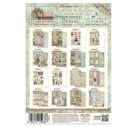 Stamperia Junk Journal Book "Symphony"