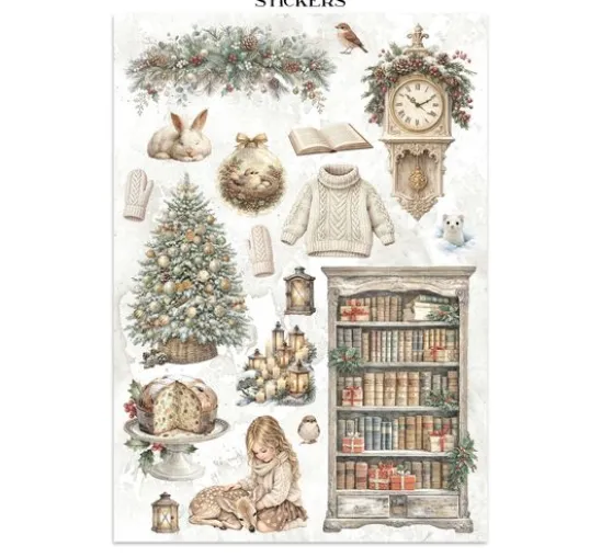 Stamperia Junk Journal Book "White Christmas"