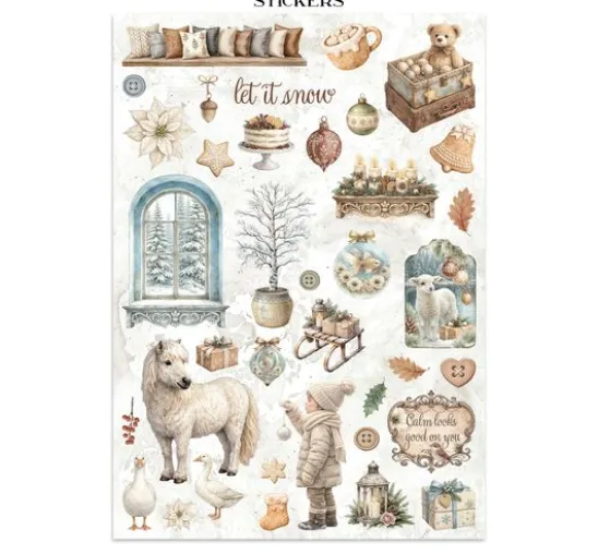 Stamperia Junk Journal Book "White Christmas"