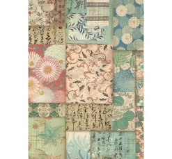 Stamperia Motiv-Strohseide Backgrounds 
