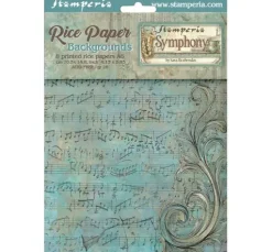 Stamperia Motiv-Strohseide Backgrounds