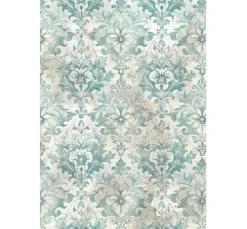 Stamperia Motiv-Strohseide Backgrounds "White Christmas", DIN A6, 8er Set