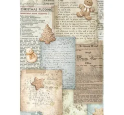 Stamperia Motiv-Strohseide Backgrounds