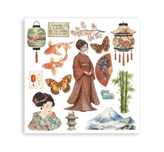 Stamperia Rub On Sortiment "Oriental Garden"