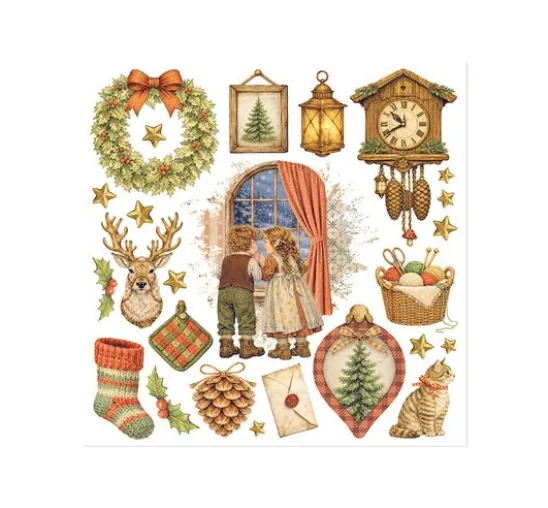 Stamperia Rub On Sortiment "Silent Night"