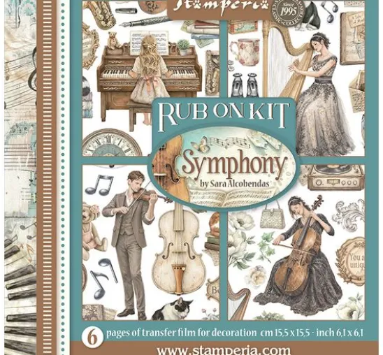 Stamperia Rub On Sortiment "Symphony"