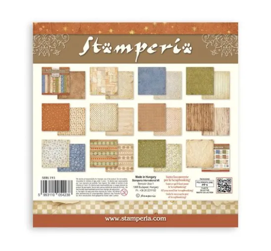 Stamperia Scrapbook-Block "Silent Night Backgrounds"