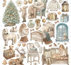 Stamperia Scrapbook-Block "White Christmas"