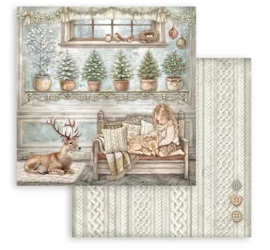 Stamperia Scrapbook-Block "White Christmas"