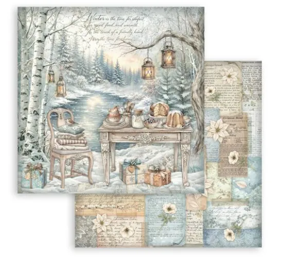 Stamperia Scrapbook-Block "White Christmas"