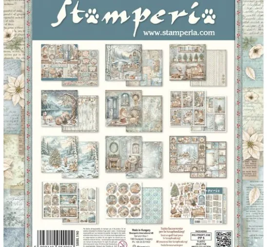 Stamperia Scrapbook-Block "White Christmas"