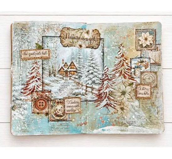 Stamperia Scrapbook-Block "White Christmas"