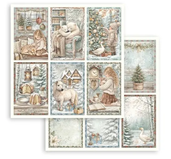 Stamperia Scrapbook-Block "White Christmas"