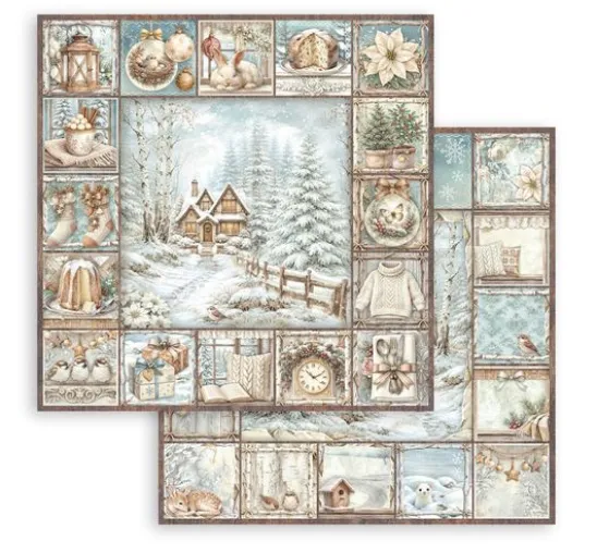 Stamperia Scrapbook-Block "White Christmas"
