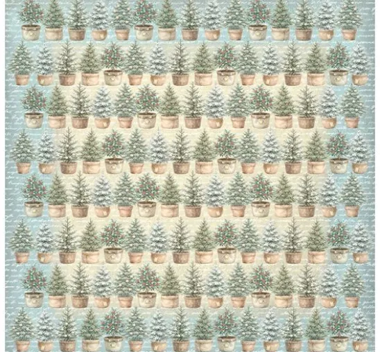 Stamperia Scrapbook-Block "White Christmas Backgrounds"