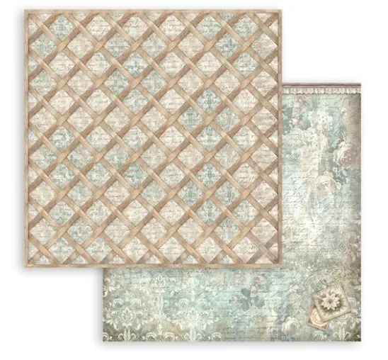 Stamperia Scrapbook-Block "White Christmas Backgrounds"