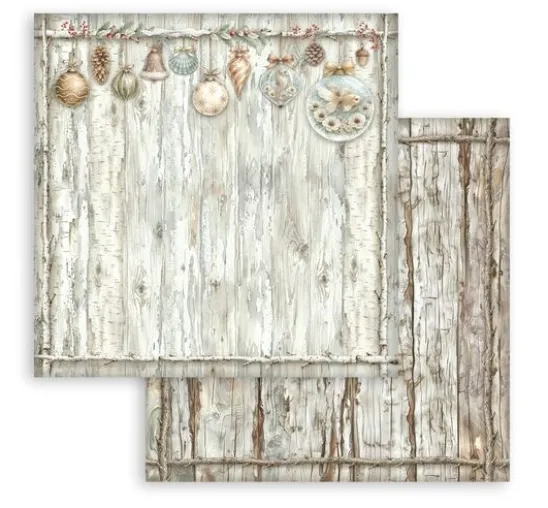 Stamperia Scrapbook-Block "White Christmas Backgrounds"