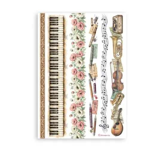 Stamperia Washi Pad "Symphony"