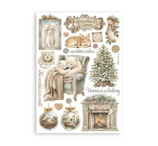 Stamperia Washi Pad "White Christmas"