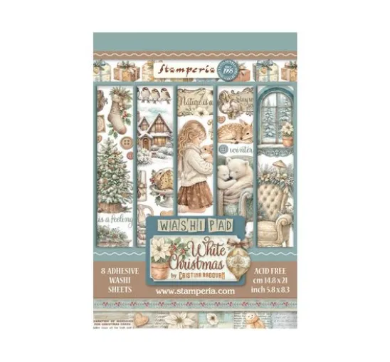 Stamperia Washi Pad "White Christmas"